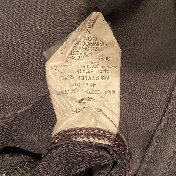 Brooks Tennis Skort Skirt Size Medium GreyWith Polka Dot Top Trim - Picture 7 of 11